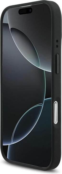 Productafbeelding BMW Etui M Tricolor Metal Logo MagSafe do iPhone 17 czarny (Apple iPhone 17)