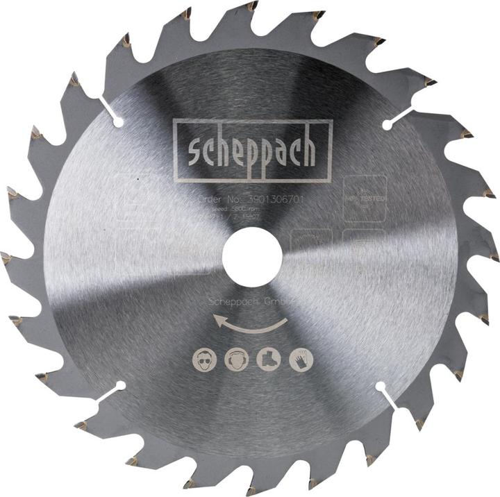 Actual product image Scheppach HW circular saw blade Ø 250 x 30 x 2.4 x 1.8 mm /Z 24