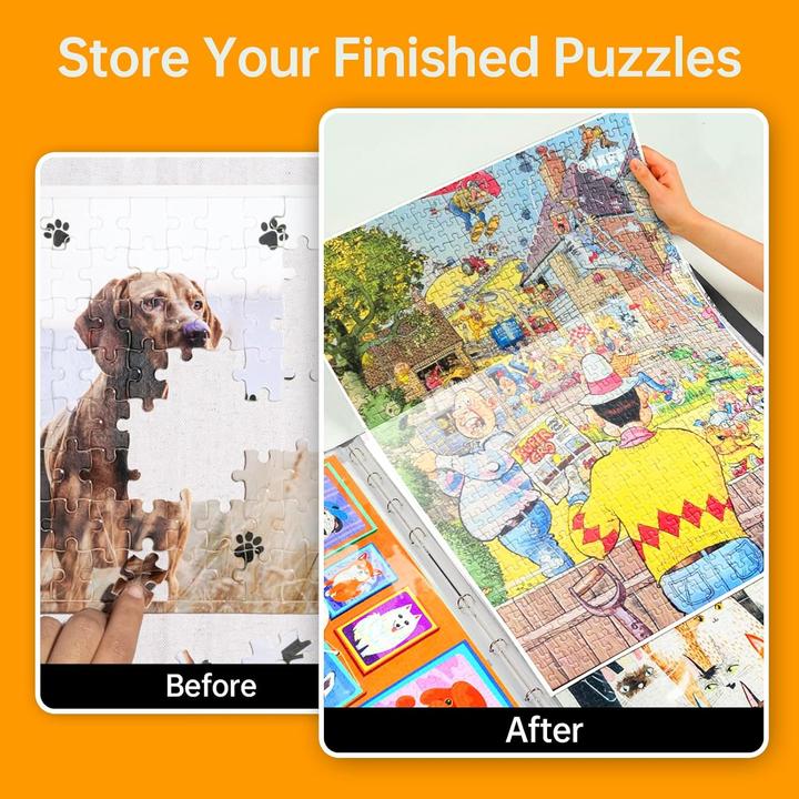 Metionga Aufbewahrungsmappe für Puzzles (1000 pièces)