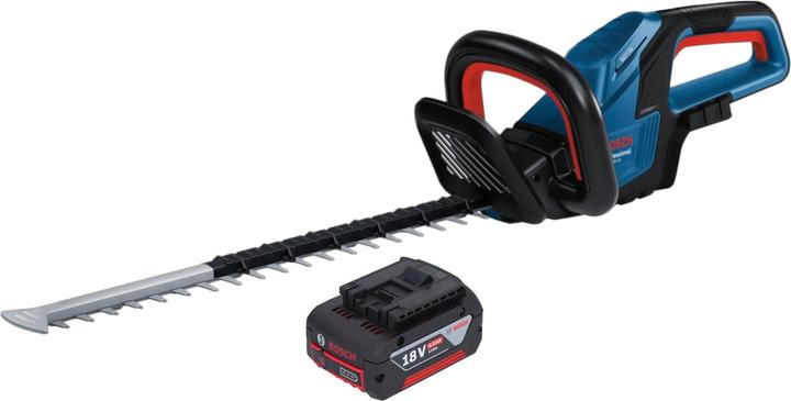 Bosch Professional Bosch GHE 18V-50 Professional Akku Heckenschere 18 V 50 cm Brushless + 1x Akku 4,0 Ah - ohne (Rechargeable battery operated)
