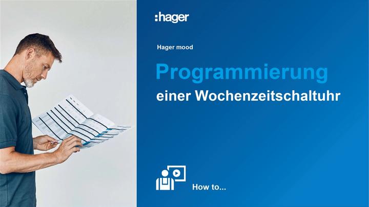 Actual product image Hager Programming Bluetooth key