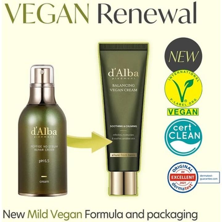 Produktbild d'Alba Italian White Truffle Mild Skin Balancing Vegan Cream (Gesichtswasser)