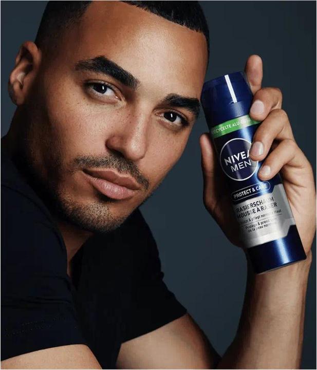 Image du produit Nivea Men Protect & Care Rasierschaum (200 ml, Mousse à raser)