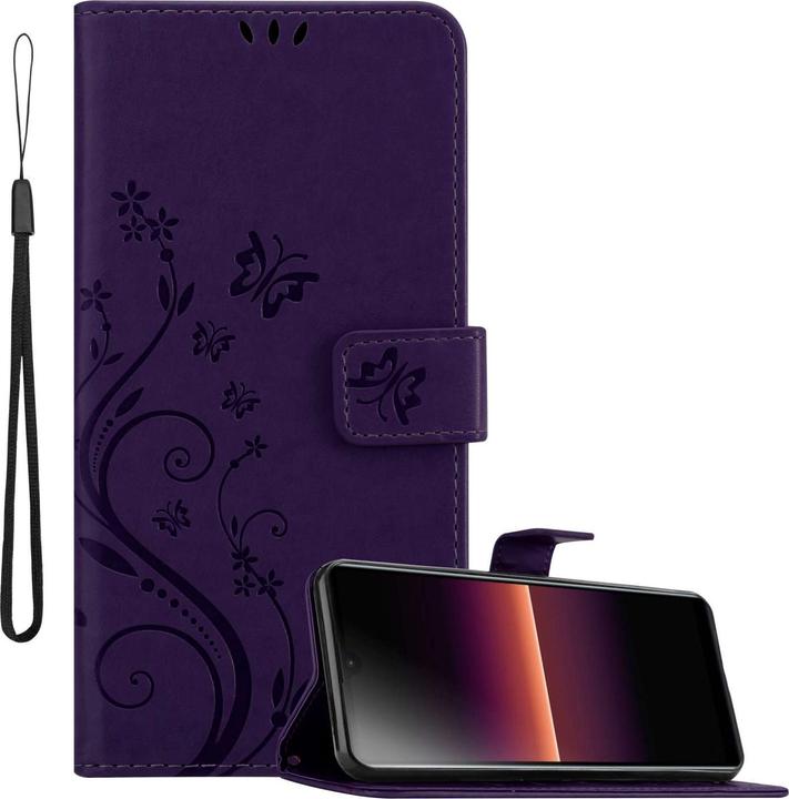 Floral violet foncé