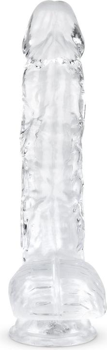 Actual product image Easytoys Jelly Dildo with Balls - 13.5 cm