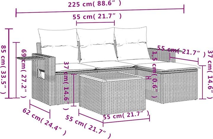 Produktbild vidaXL Natascha