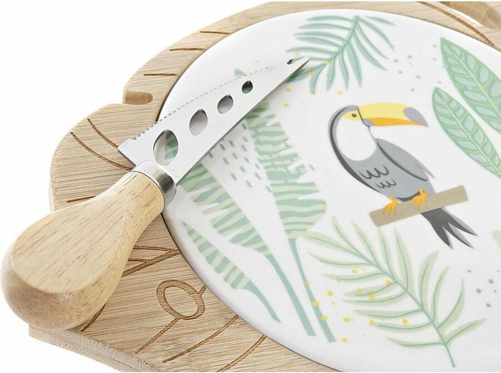 Immagine prodotto DKD Home Decor Käsebrett Bambus Steingut 28 x 18 x 3 cm (12 Stück)