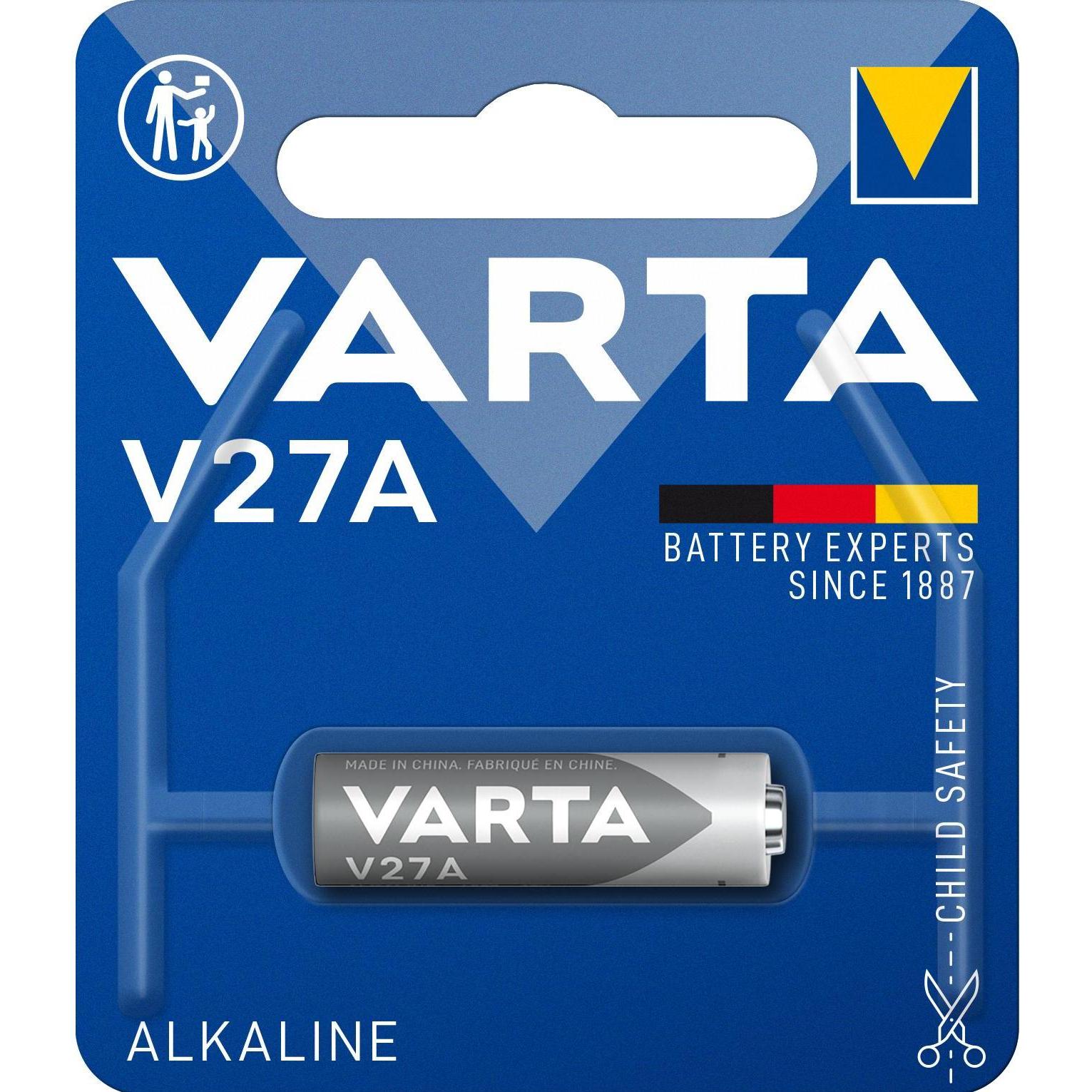 Thumbnail - Varta Electronics V27A (1 Stk., A27, 19 mAh), Batterien + Akkus