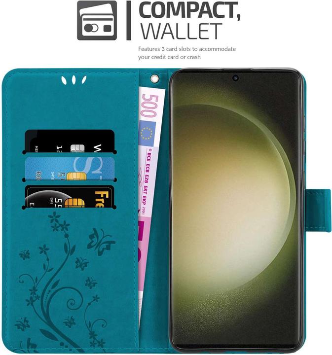 Immagine prodotto Cadorabo Custodia per Samsung Galaxy S23 ULTRA Flower Book (Samsung Galaxy S23 Ultra)