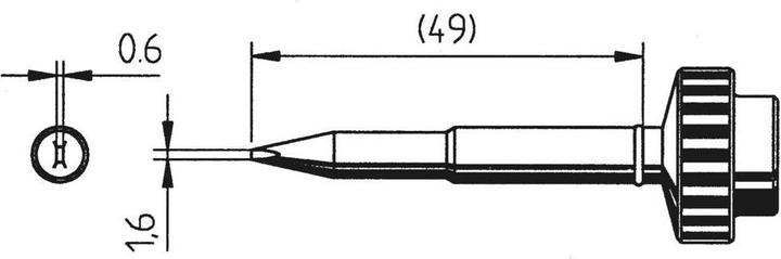 Produktbild Lspitze ERSADUR bleifrei 16 mm (Lötspitze)