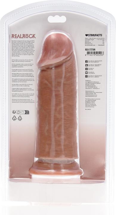 Actual product image RealRock Extra Thick Straight without Balls 8 / 20,3 cm - Tan