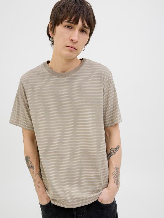 Actual product image Jack & Jones Gestreift Rundhalsausschnitt T-shirt T-shirt (XL)