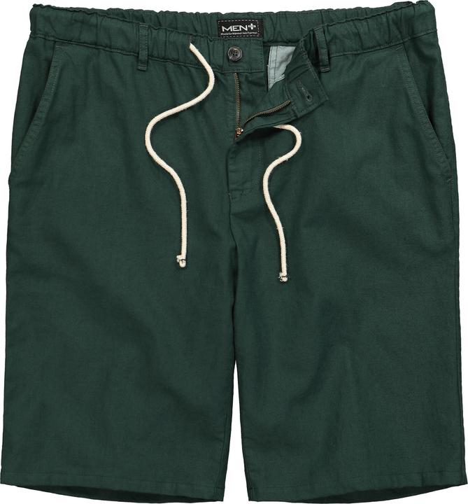 Actual product image Men+ Leinenmix-Bermuda, Relaxed Fit, Elastikbund, bis 72 (70)