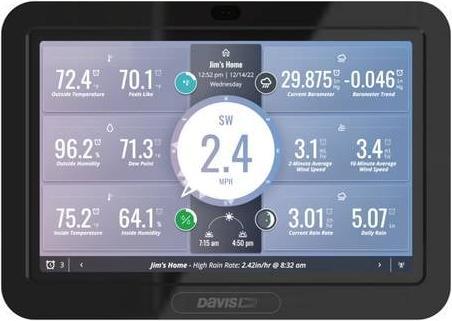 Actual product image Davis 6313EU Weatherlink Touch radio console display for Vantage Pro 2 and Vue