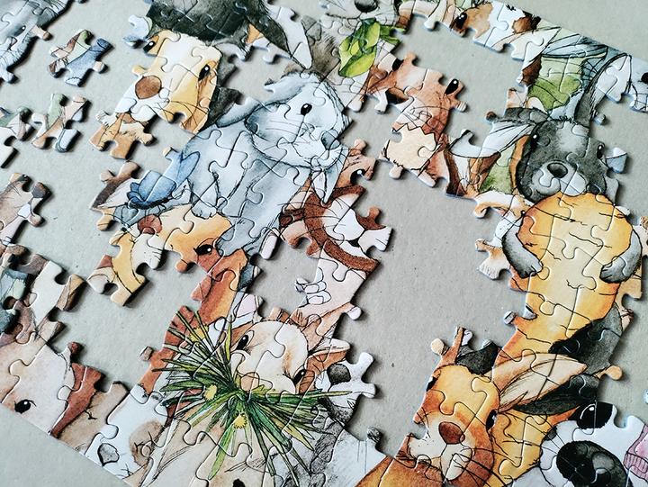 Image du produit Tactic Puzzle Lapins, 200 pièces. (200 pièces)