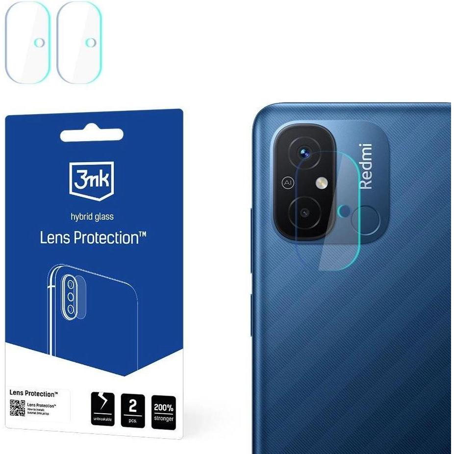 3Mk Trasparente Lens Protection (1 Pz., Xiaomi Redmi 12C), Pellicola Protettiva Smartphone,