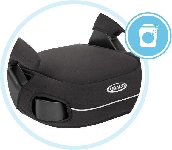 Actual product image Graco Booster Deluxe I-Size midnight seat (Booster seat, ECE R129/i-Size Standard)