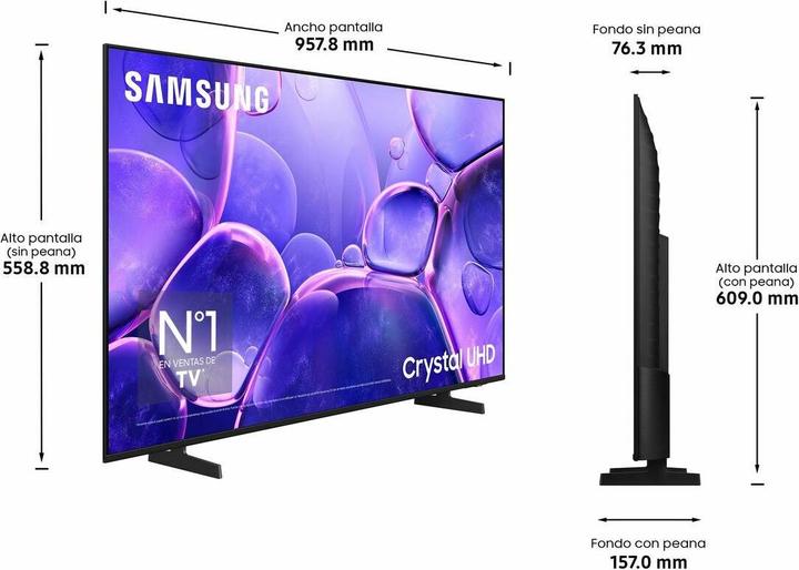 Produktbild Samsung TU43U8005FU (43", LED, 4K)