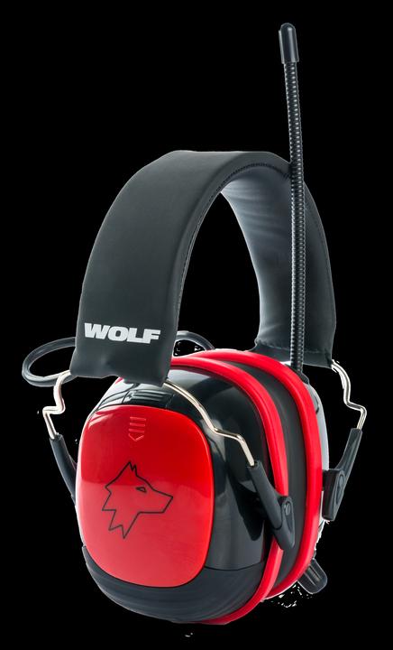 Actual product image Wolf Protection Visibility Kit Firebrick for WOLF Pro (Hearing protection replacement pads)