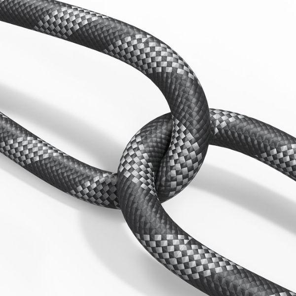 Actual product image Usams Uniwersalna smycz do telefonu 34cm szary/grey ZB282GS01 (US-ZB317)