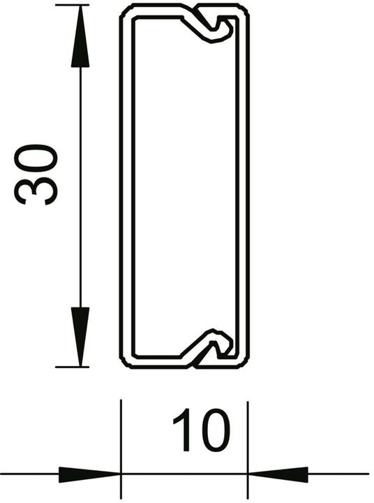 Productafbeelding OBO Bettermann OBO wand- en plafonddoorvoer WDK zuiver wit (200 cm)