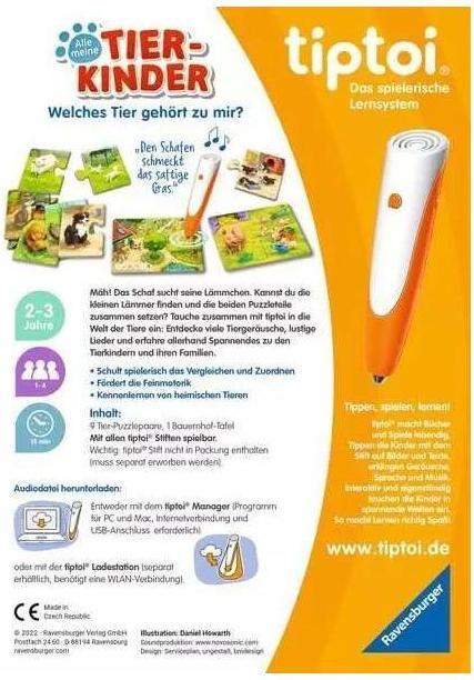 Produktbild tiptoi Alle meine Tierkinder (Deutsch)