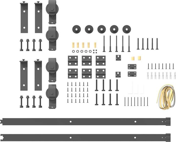 Image du produit vidaXL Schiebetür-Beschlagsatz