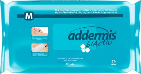 Produktbild Addermis Biactiv Waschhandschuhe feucht (40 x)