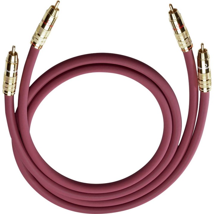 Actual product image Oehlbach Audio connection cable NF 214 RCA cable,, 0.70 m (0.70 m, Cinch)
