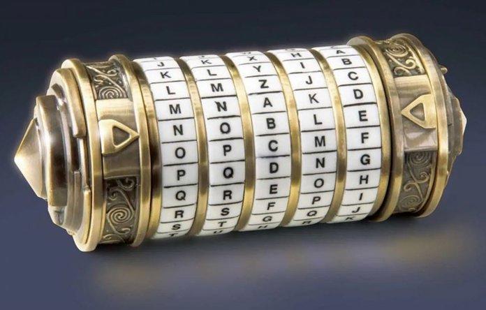 Actual product image Noble Collection DaVinci Code Cryptex mini