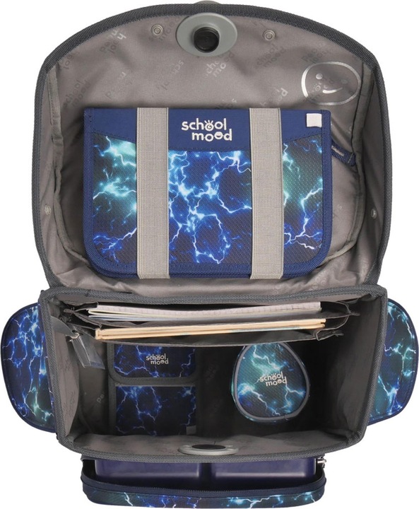 Immagine prodotto School-Mood Set di zaini per la scuola Timeless Pro da 7 pezzi (23.50 l)