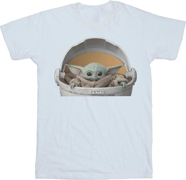 Actual product image Star Wars Womens/Ladies The Mandalorian The Child Pod Cotton Boyfriend T-Shirt (XL)