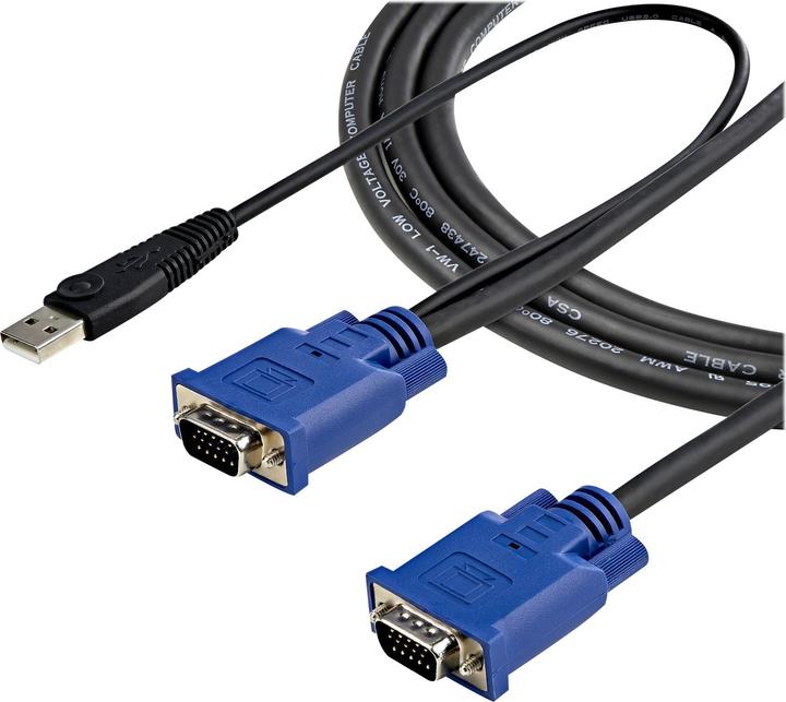 Produktbild StarTech 15 FT 2-IN-1 USB KVM CABLE