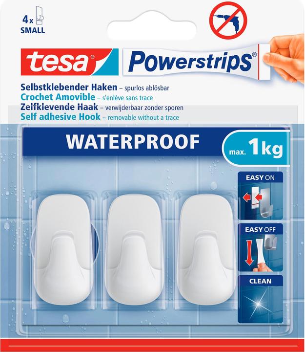 Produktbild tesa Powerstrips Waterproof Haken S