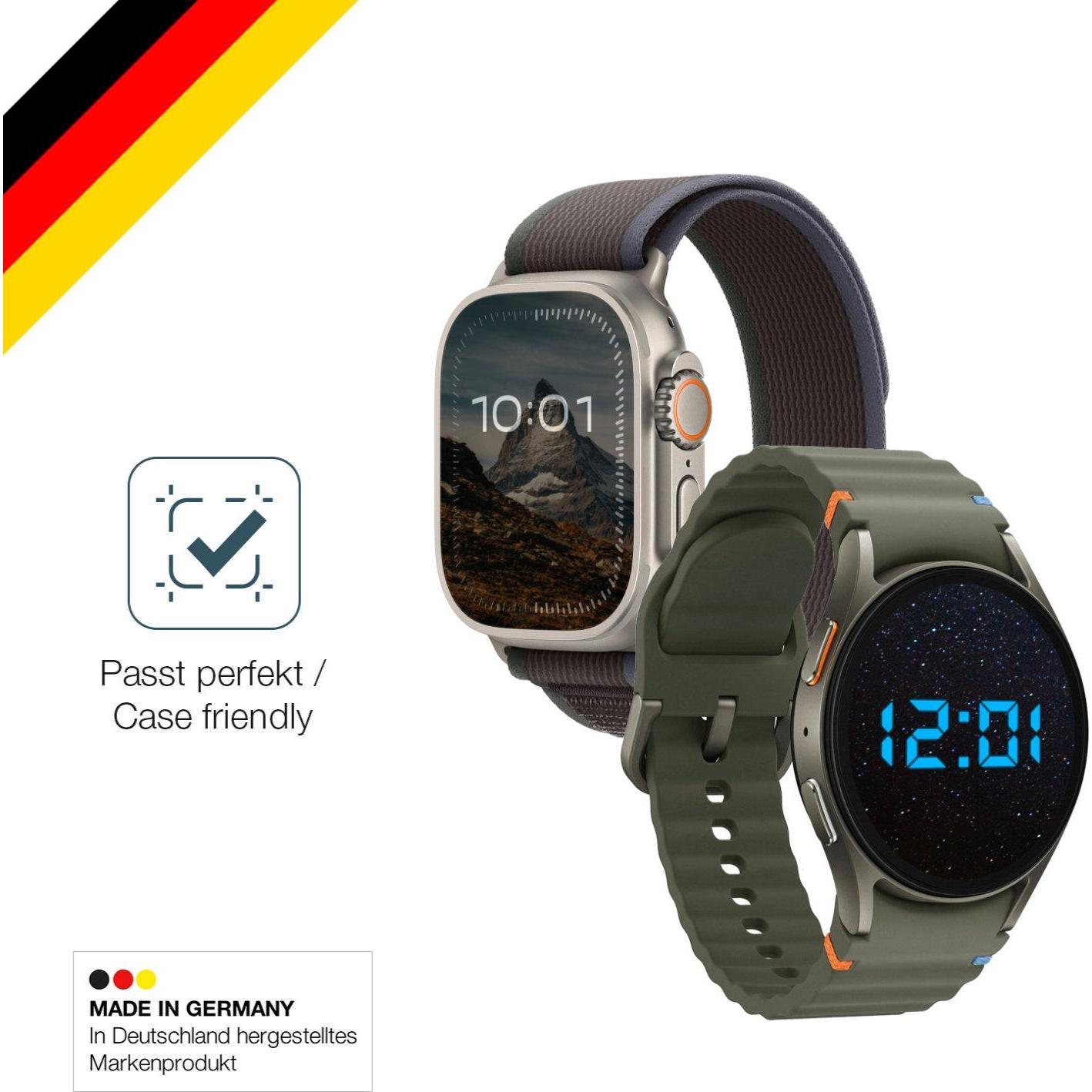 Thumbnail - Dipos Anti-Shock Displayschutz Matt 9H, Smartwatch Schutzfolie, Transparent