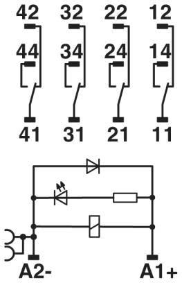 Image du produit Phoenix Contact Module de relais Module de relais RIF 2 RPT