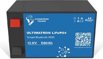 Ultimatron ULM-12V-560Ah LiFePO4 Untersitz-Versorgungsbatterie (12 V, 560 Ah)