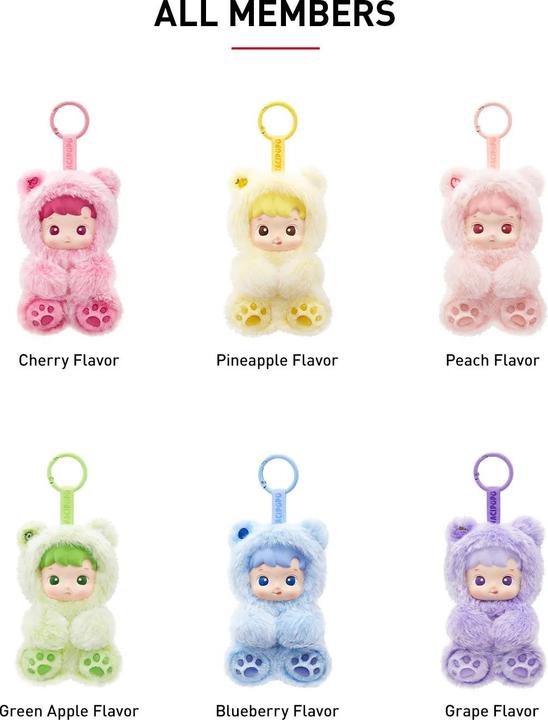 Produktbild Pop Mart Hacipupu Gummy Bear Blind Box (1 Stück) (13 cm)