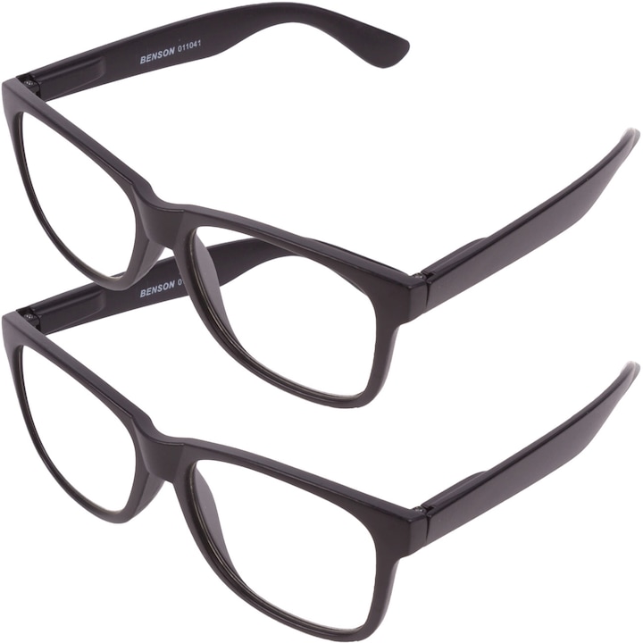 Image du produit Benson Optics Lot de 2 lunettes de lecture, +4.00 dpt, noir (+4)