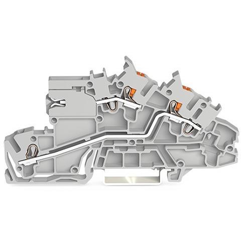 50x Wago Installationsetagenklemme, Elektronikzubehör + Gehäuse, Grau