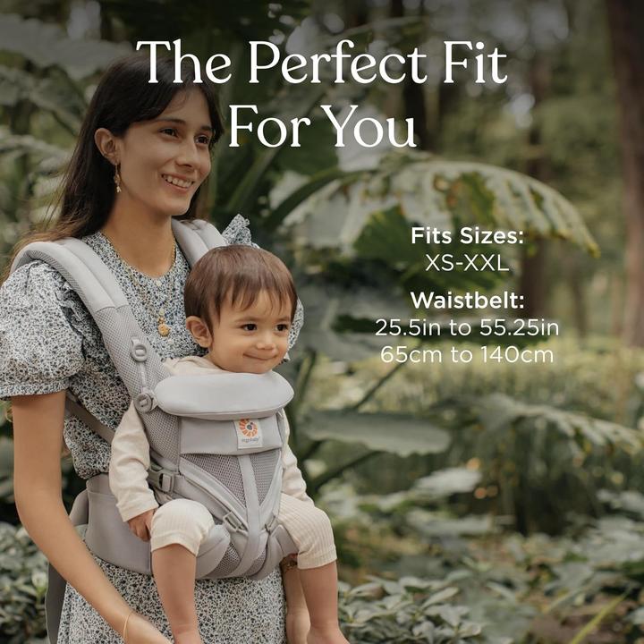 Actual product image Ergobaby Omni Classic Mesh Baby Carrier, light green