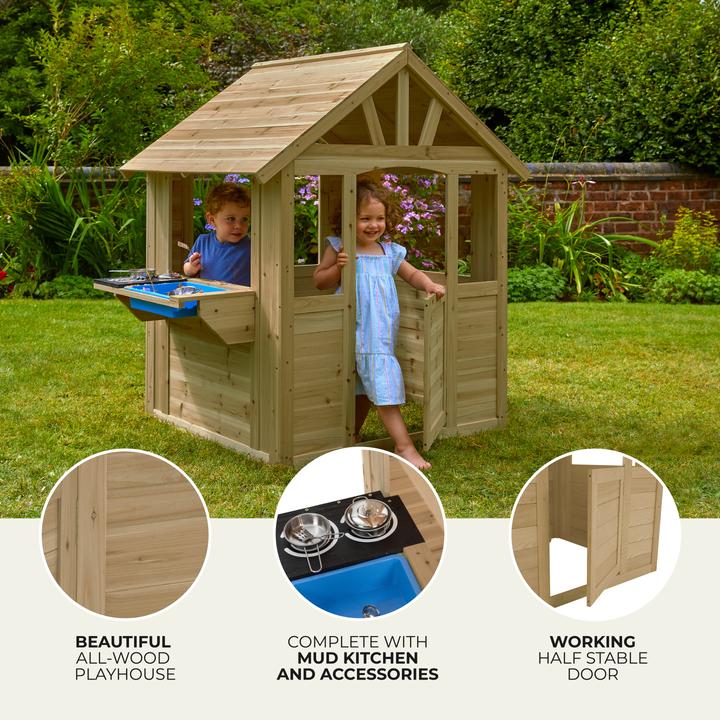 Actual product image TP Toys Spielhaus Cubby mit Spielküche