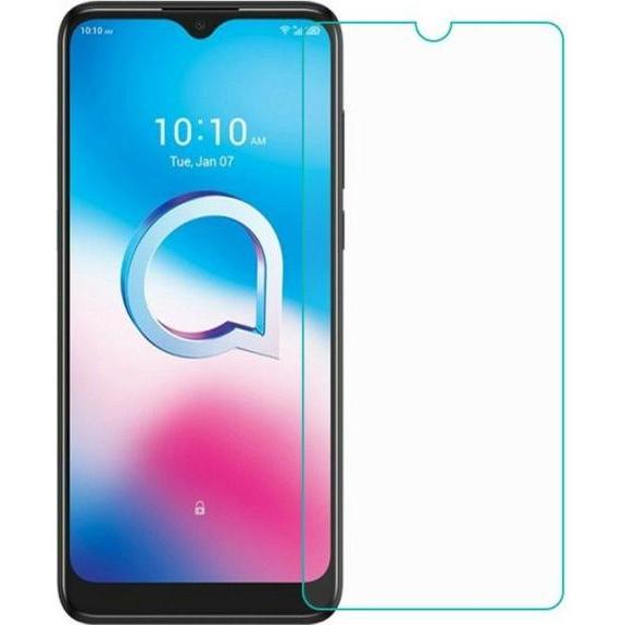 MU Budget Schutzglas Displayschutz (1 Stück, Alcatel 3L), Smartphone Schutzfolie, Transparent