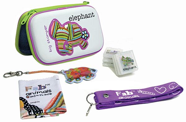 MadCatz Mad Catz DS Lite/DSi Official FABric Animals Pack Elephant Design (Nintendo DS) (DSi XL)