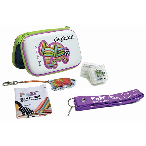 MadCatz Mad Catz DS Lite/DSi Official FABric Animals Pack Elephant Design (Nintendo DS) (Nintendo DSi XL), Altri accessori gaming, Multicolore