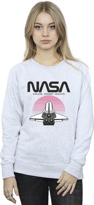 Actual product image Nasa Womens/Ladies Space Shuttle Sunset Sweatshirt (M)
