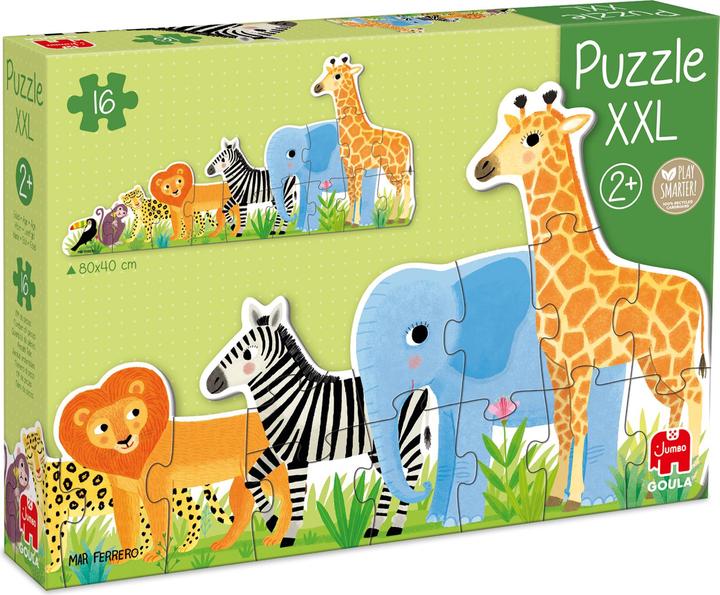 Produktbild Jumbo Puzzle XXL Dschungel, von klein.D53426 (16 Teile)