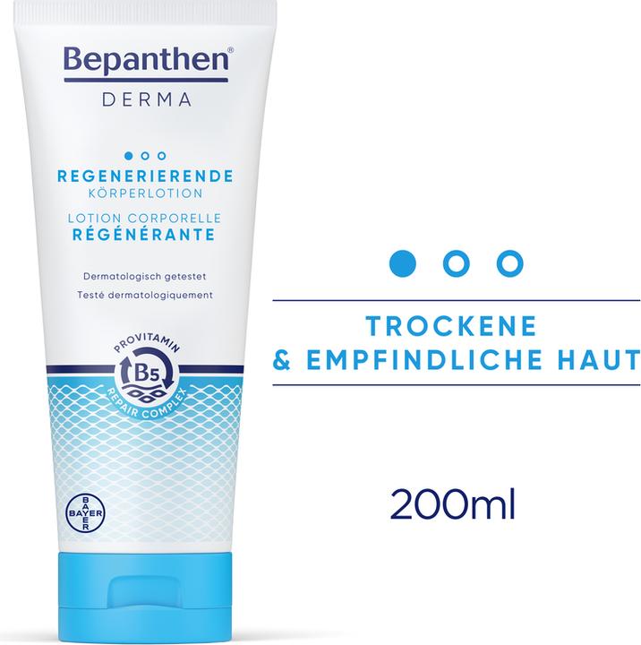 Actual product image Bepanthen Derma Regenerating Body Lotion (Body cream, 200 ml)