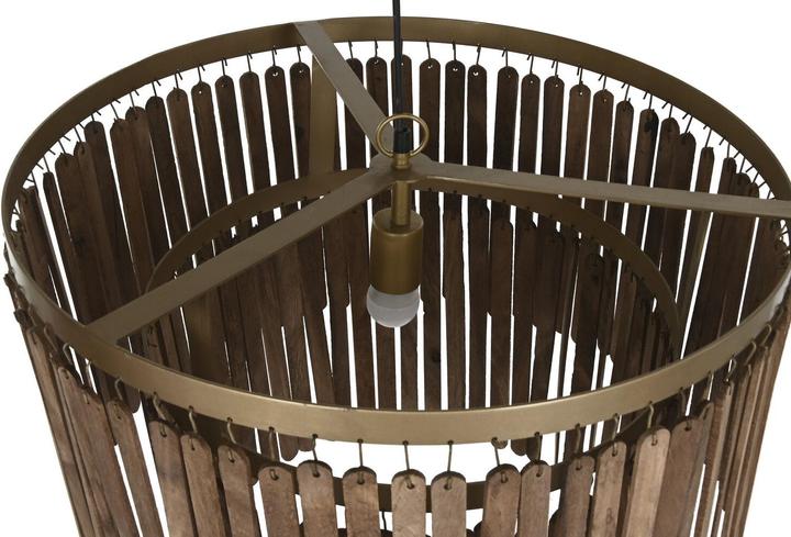 Produktbild Esprit Ceiling Light Home Brown Golden Wood Metal Mango wood 50 W 60 x 60 x 48 cm