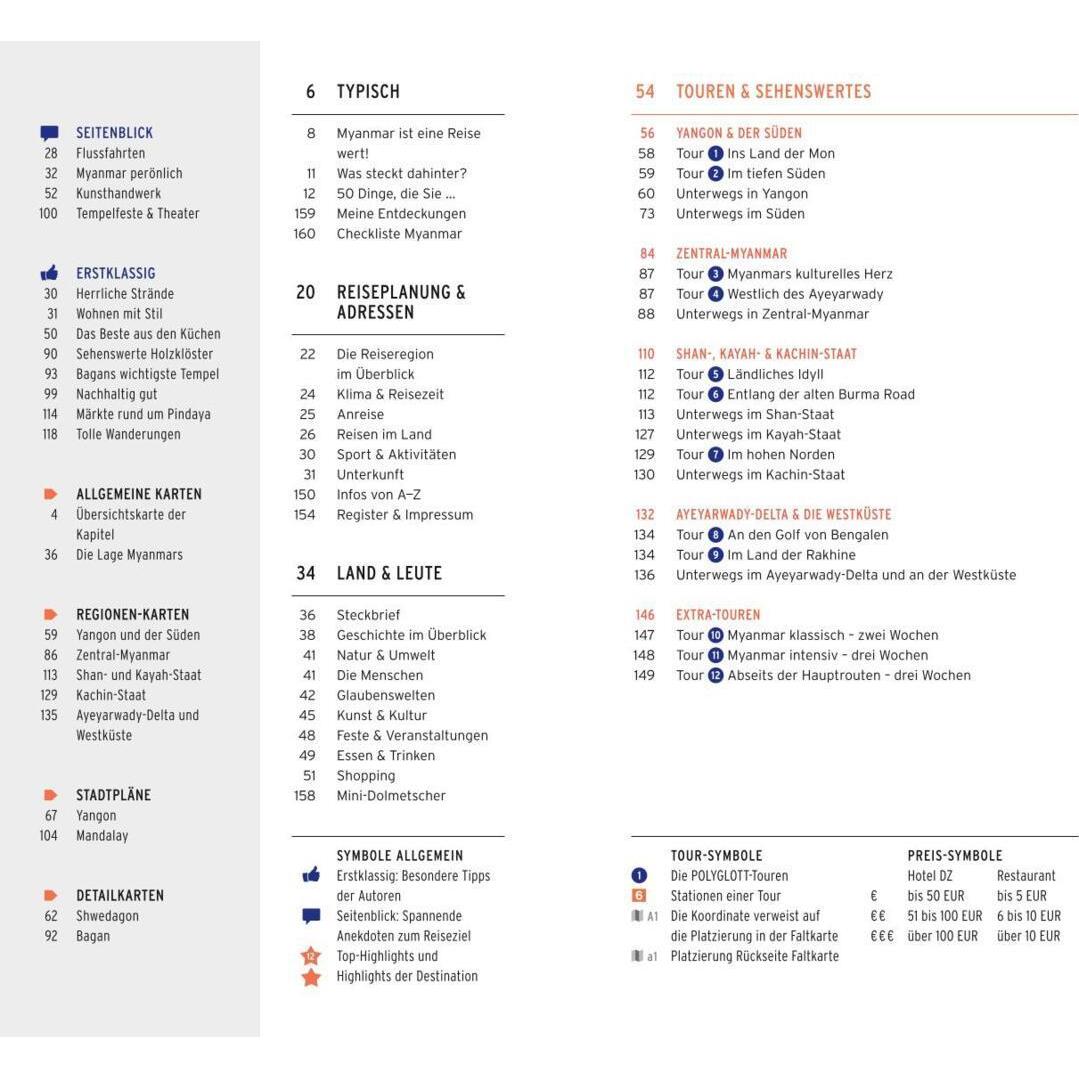 Thumbnail - on tour Reiseführer Myanmar, Ratgeber von Martin H. Petrich